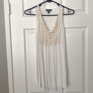 Market & Spruce - Boho Nova Crochet Detail Tunic -small